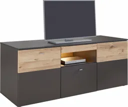 FORTE Lowboard Como, TV-Board, LED Beleuchtung, Soft Close, Stauraum, 149,8/59,3/52 cm – Produktbild 1 von 1