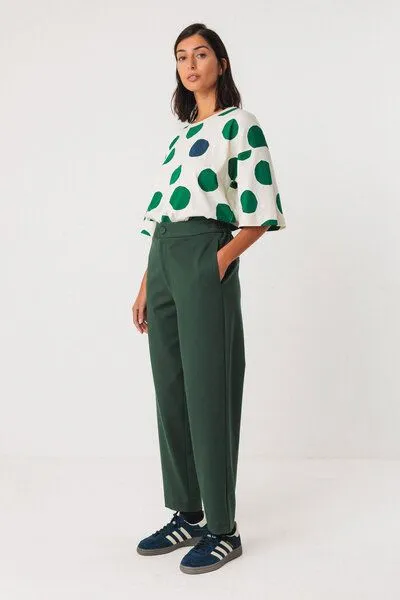 SKFK SKFK Hose SORAIA, Dark green, – Produktbild 2 von 4