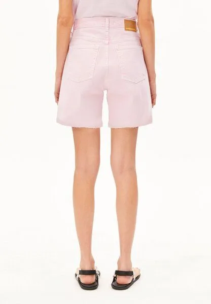 ARMEDANGELS ARMEDANGELS THALINAA Damen Jeans-Shorts aus 100% recycelter Baumwolle, Pink mist, – Produktbild 2 von 4