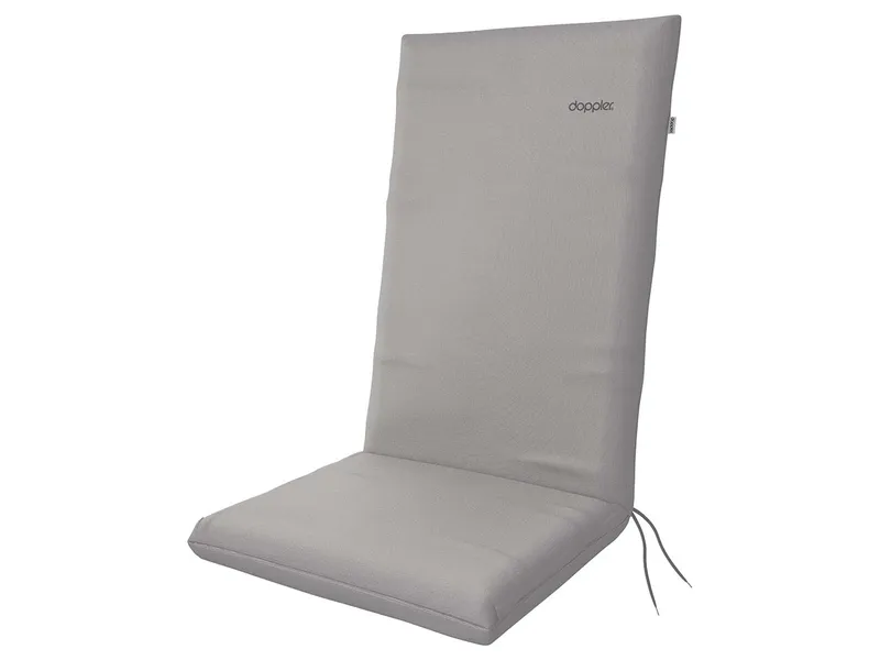Doppler Auflage "NATURE" hoch, aus 100% R-PET, 119 x 48 x 6 cm, grau – Produktbild 1 von 1