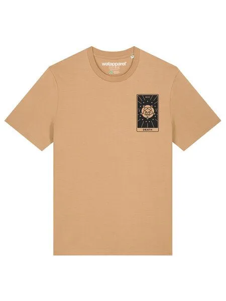 watapparel watapparel T-Shirt Unisex Tarot Death, Latte, – Produktbild 2 von 4
