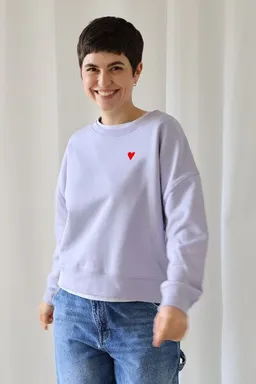 Kultgut Kultgut Artdesign - Goodness Pulloversweater im Boxistyle / Red Heart – Produktbild 1 von 1