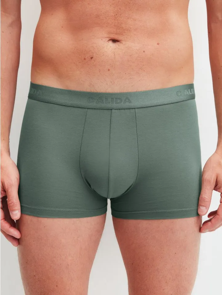 CALIDA CALIDA Boxershorts Evolution Softbund, elastisch, ohne Eingriff, Grün, – Produktbild 1 von 5