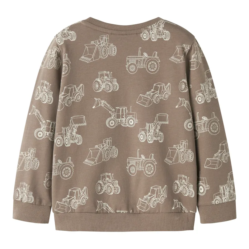 name it Name It Sweatshirt Traktoren, Braun, – Produktbild 1 von 1