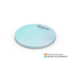 geiger notes geiger notes Geiger-Notes Haftnotiz Form aus 72 x 72 mm green+blue, inkl. Druck, Kreis – Produktbild 1 von 1