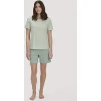 hessnatur hessnatur Pyjama Relaxed PURE COTTON aus reiner Bio-Baumwolle, Liliengrün, – Produktbild 1 von 1
