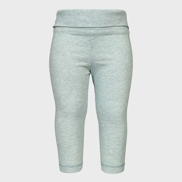 OrganicEra Baby-Leggings 'OrganicEra' aus Bio-Baumwolle, Aqua melange (grün), – Produktbild 1 von 3