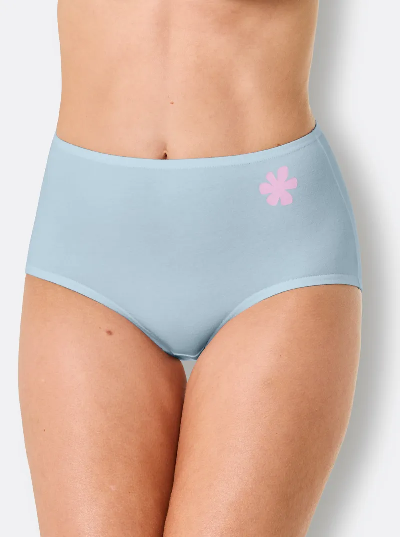 wäschepur Taillenslip 2x hellblau + 2x vanille + 2x flieder, 2x hellblau + 2x vanille + 2x flieder, – Produktbild 1 von 1