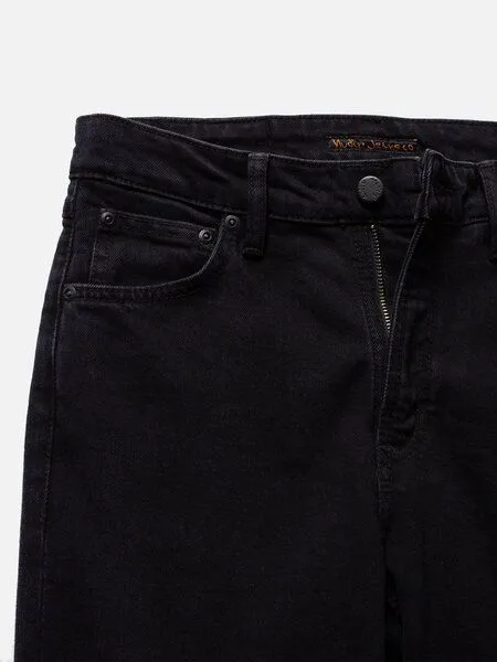 Nudie Jeans Nudie Jeans Mellow Mae - So Black, Schwarz, – Produktbild 3 von 3