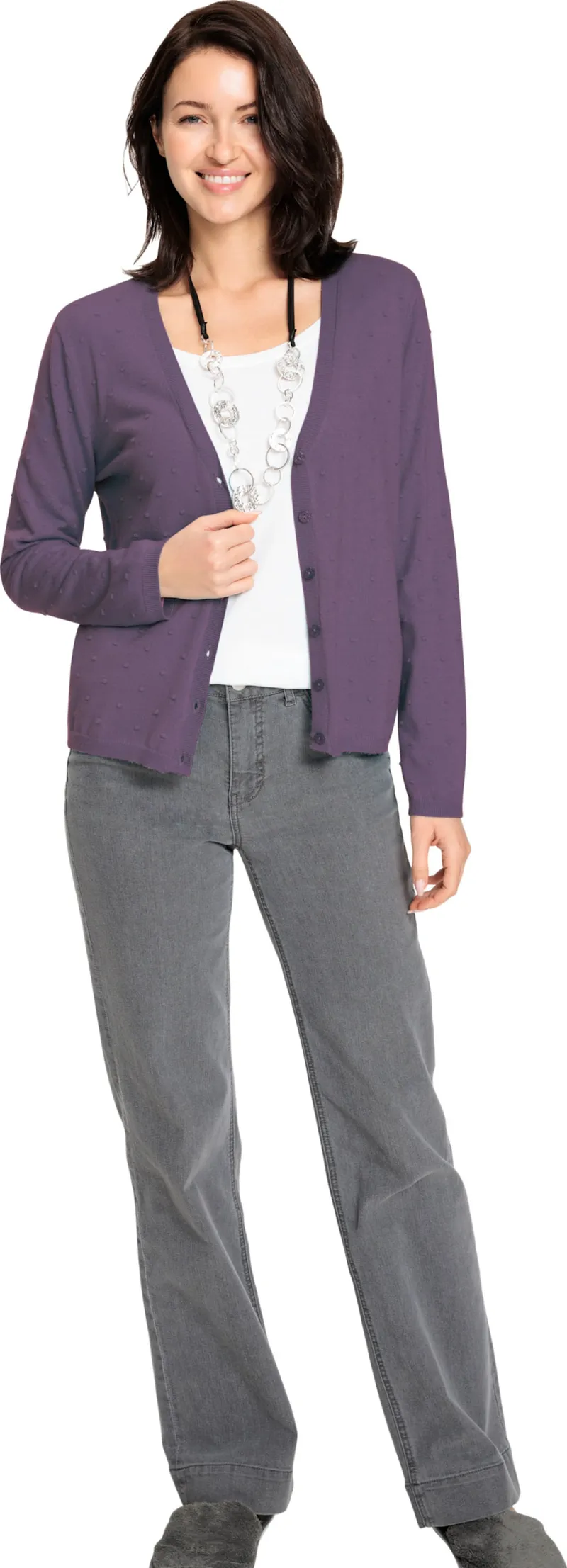Witt Strickjacke feige, Feige, – Produktbild 2 von 2