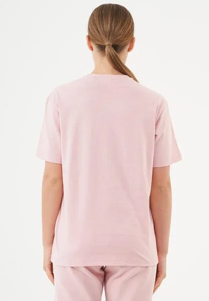 ORGANICATION ORGANICATION ESSENTIALS-TILLO-Unisex Basic T-Shirt aus Bio-Baumwolle, Dusty pink, – Produktbild 4 von 4