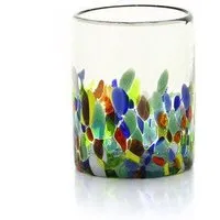 GLOBO Fair Trade GLOBO Fair Trade Glas REFRESCO aus Recyclingglas, mundgeblasen, verschiedene Designs, Confeti, – Produktbild 1 von 1