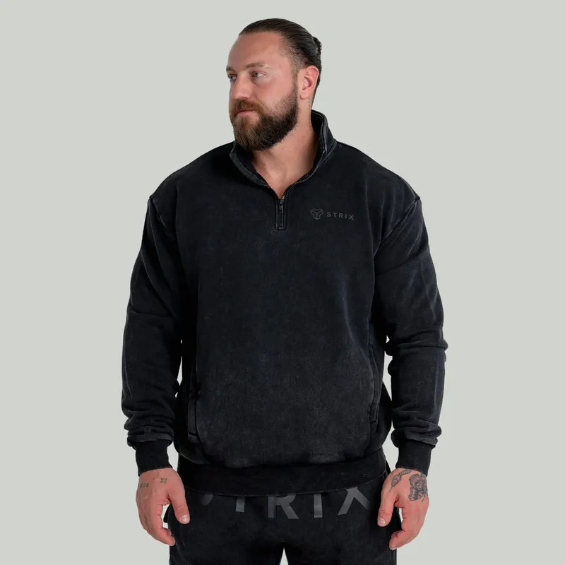 GymBeam OG1 GymBeam OG1 STRIX Pullover in Washed Black XXL – Produktbild 1 von 1