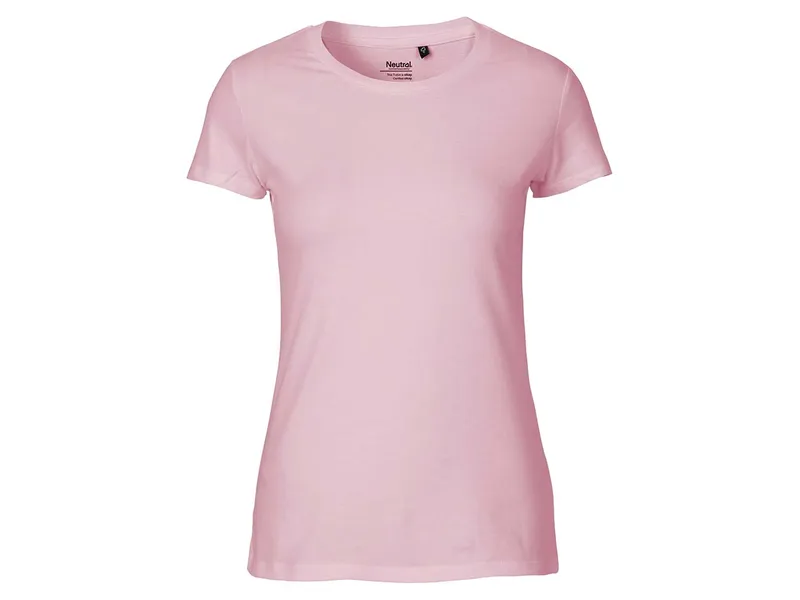 Neutral Neutral Bio-Damen-T-Shirt mit Rundhalsausschnitt, light pink, Gr. M – Produktbild 1 von 2