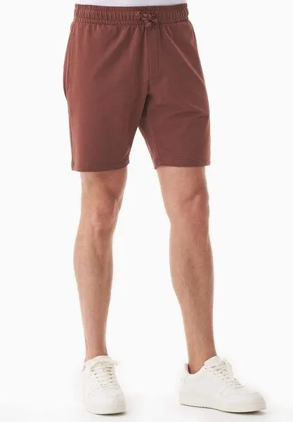 ORGANICATION ORGANICATION SAHIN | Leichte Sweatshorts aus Bio-Baumwolle, Coffee brown, – Produktbild 2 von 3