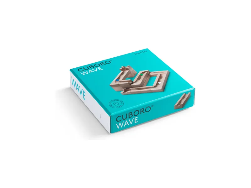 CUBORO CUBORO Kugelbahn Wave 5 x 5 x 5 cm, Natur, – Produktbild 2 von 2