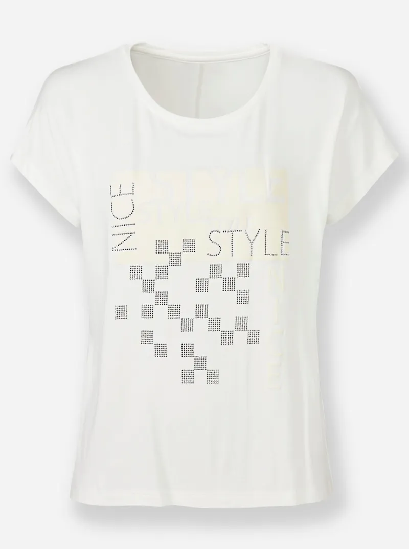 heine Rundhalsshirt ecru, Ecru, – Produktbild 1 von 2