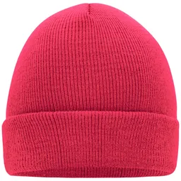 Myrtle Beach myrtle beach Klassische Strickmütze in vielen Farben MB7500 Gr. one size bright-pink – Produktbild 1 von 1