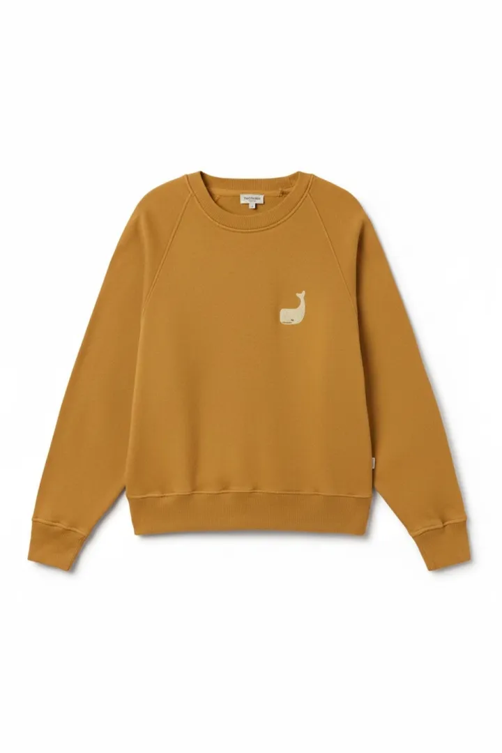 TWOTHIRDS TWOTHIRDS Damen vegan Sweatshirt Leskov Senfgelb, Dunkelgelb, – Produktbild 2 von 2
