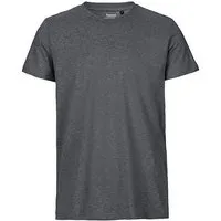 Neutral Neutral® Unisex T-Shirt Fitted Körpernah von Neutral Bio Baumwolle, Dunkelgrau meliert, – Produktbild 1 von 1