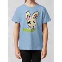 watabout kids watabout.kids T-Shirt Kinder Osterhase im Gras, Blue soul, – Produktbild 1 von 1