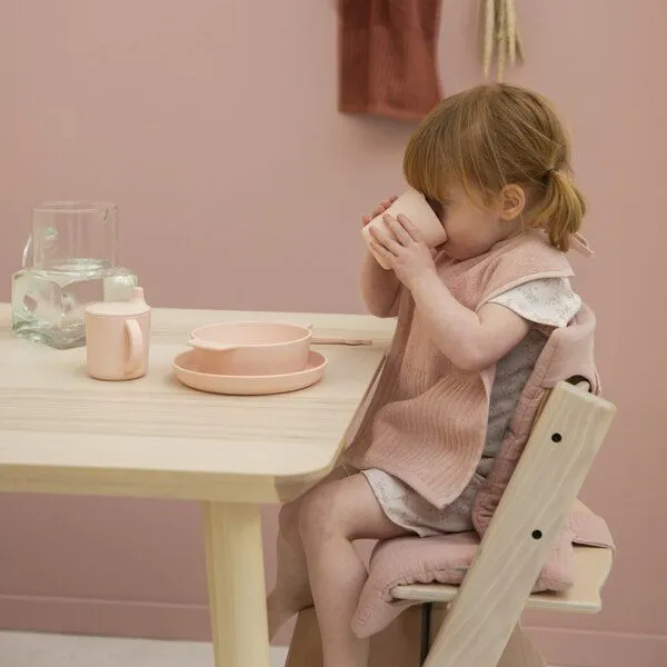 TRIXIE TRIXIE – Kindergeschirr aus Silikon – Kinderteller, Mrs. rabbit, – Produktbild 4 von 4