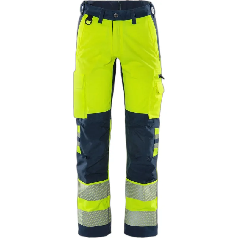 Fristads Sichtbare Arbeits Hose Klasse 2 Fristads Outdoor Flexforce, Gelb, – Produktbild 1 von 2