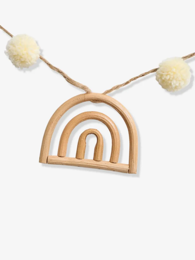 Vertbaudet Kinderzimmer Girlande REGENBOGEN, Beige, – Produktbild 3 von 3
