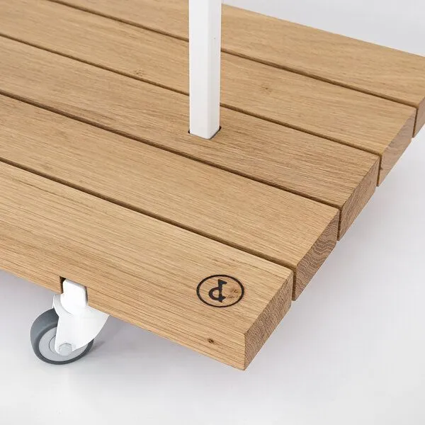 weld weld Kleiderstange Eiche 01, Weiss, – Produktbild 3 von 4