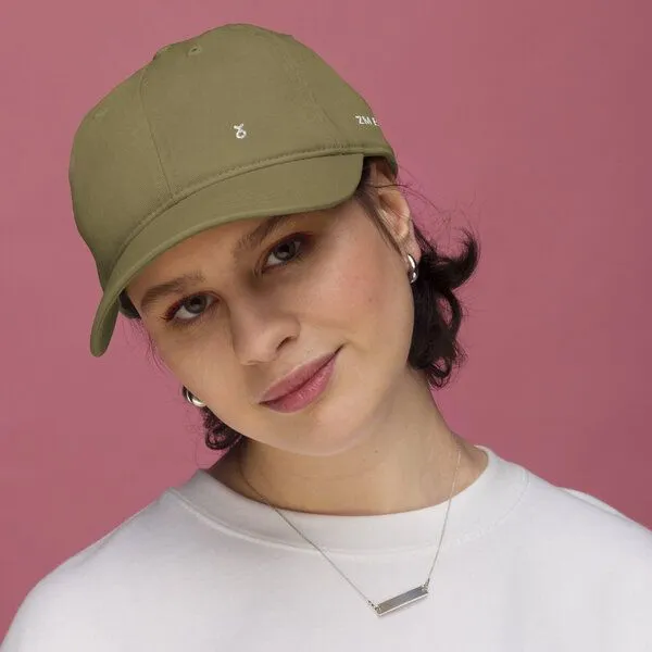 PepMelon Minimal Bio-Baseballmütze, personalisierbare Baseballkappe, dad cap, Jungle (grün), – Produktbild 1 von 5
