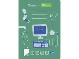 Memo memo x SOS-Kinderdörfer weltweit Schulheft DIN A4, 16 Blatt, Lin. 22 – Produktbild 1 von 1