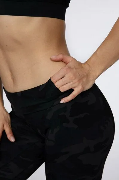 Yoga Hero Yoga Hero Leggings Hero Performance ecoNYL, Schwarz camo, – Produktbild 3 von 4