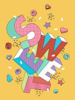 Photocircle Photocircle Poster / Leinwandbild - SWEET - 3D type – Produktbild 1 von 1