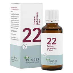 Biochemie Pflüger Schüßler-Salze Biochemie Pflüger 22 Calcium carbon.D 6 Tropfen – Produktbild 1 von 1