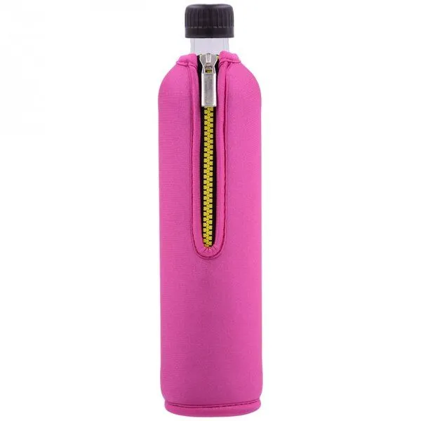 Dora's Dora's Dora’s Glas-Trinkflasche (0,5l) – Puristisches Design, Pink, – Produktbild 1 von 1