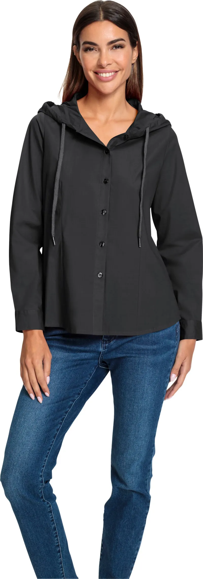heine Langarm-Bluse schwarz, Schwarz, – Produktbild 2 von 2
