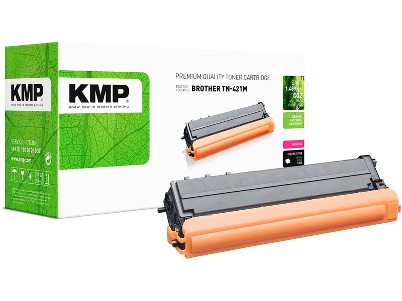 KMP KMP Toner ersetzt Brother TN-421M magenta – Produktbild 1 von 2