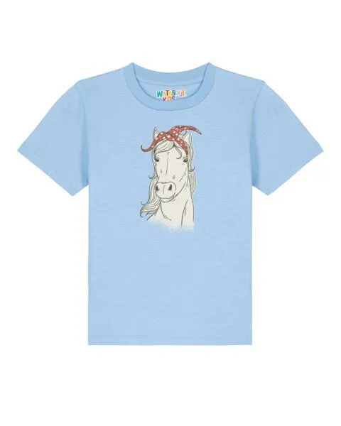 watabout.kids watabout.kids T-Shirt Kinder Pferd, Blue soul, – Produktbild 1 von 2