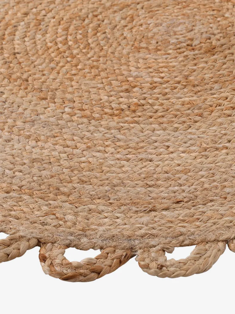 Vertbaudet Runder Juteteppich FESTON Kinderzimmer, Beige, – Produktbild 3 von 3