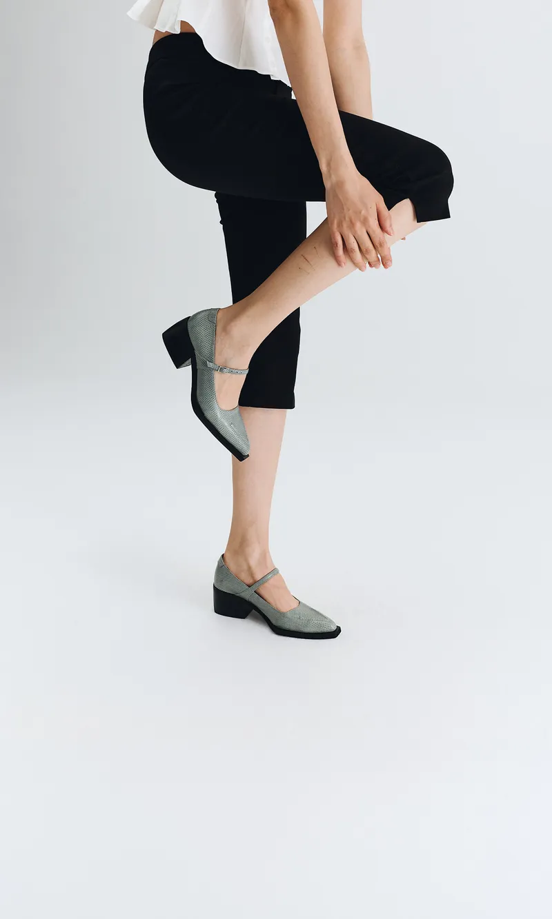 Prev Prev Damen vegan Schuhe Julia Ash, Hellgrau, – Produktbild 1 von 2