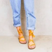 Rarámuri Weiches Band zum Kombinieren mit Ihren Rarámuri-Bandsandalen., Oker, – Produktbild 1 von 1