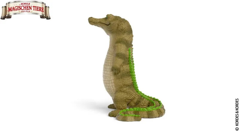 Schleich Schleich Spielfigur Die Schule der magischen Tiere, Rick das Krokodil (14913), Bunt, – Produktbild 3 von 3