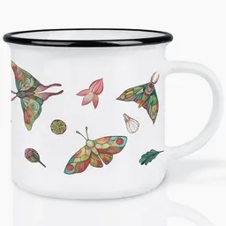 LIGARTI LIGARTI Keramiktasse – Bunte Motten – Produktbild 1 von 1