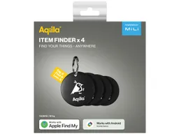 Aqiila Aqilla Smart-Tracker "Tagbird" für Apple und Android, schwarz, 4 Stk. – Produktbild 1 von 1