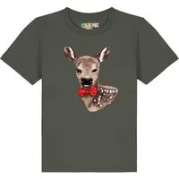 watabout kids watabout.kids T-Shirt Kinder Rehkitz, Khaki, – Produktbild 1 von 1