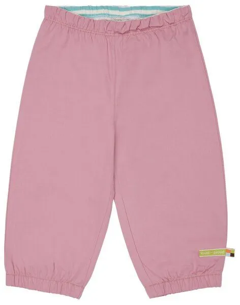 loud + proud loud + proud Babys & Kinder Outdoorhose, GOTS-zertifiziert, Aster(rosa), – Produktbild 2 von 2