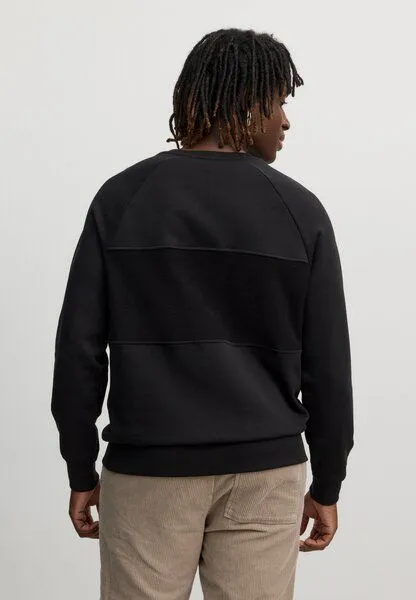 recolution Herren Sweatshirt aus Bio-Baumwolle - CHERVIL - recolution, Black (schwarz), – Produktbild 3 von 4