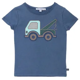 Enfant Terrible Enfant Terrible Kurzarmshirt Abschleppwagen blau – Produktbild 1 von 1