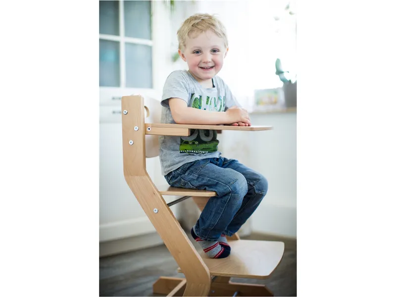 tiSsi® Tisch / Ansatztisch zu Kinderhochstuhl ca. 39 x 19 cm, natur, Natur, – Produktbild 2 von 2