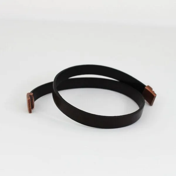 Mitienda Shop Mitienda Shop Lederarmband mit Magnetverschluss Unisex, Dunkelbraun-kupfer, – Produktbild 1 von 2